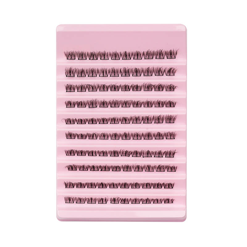 DD కర్ల్ లాష్ ఎక్స్‌టెన్షన్ 100pcs Wispy Eyelash Clusters
