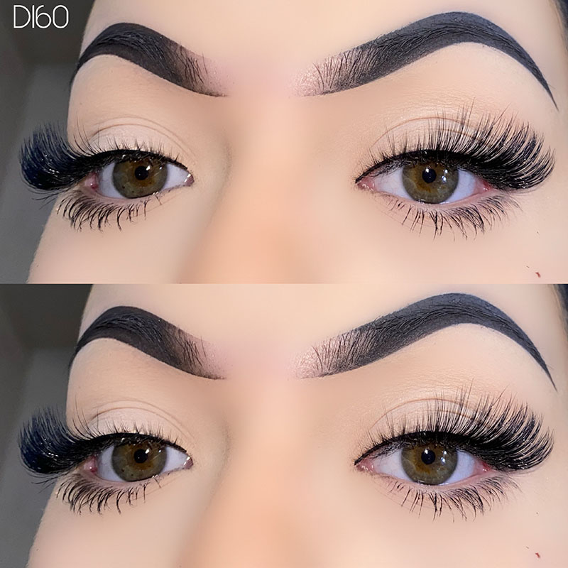 Eyelashes ఫాక్స్ 3D మింక్ లాషెస్ క్యాట్ ఐ లాషెస్