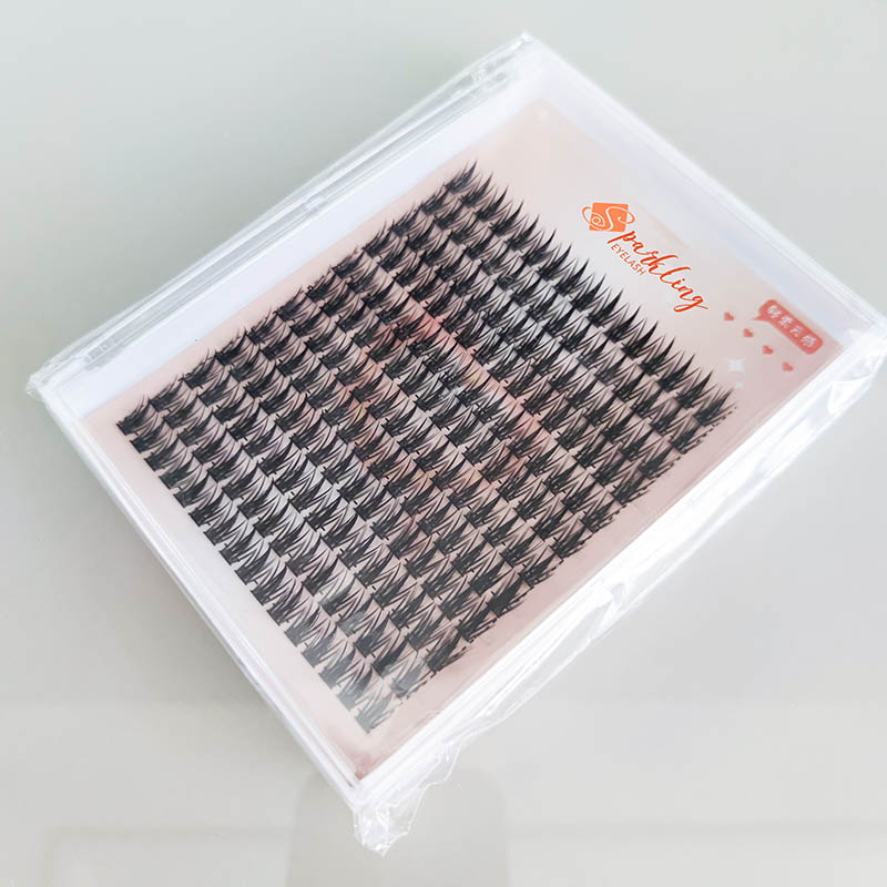 వ్యక్తిగత కనురెప్పలు 192pcs C కర్ల్ DIY లాష్ ఎక్స్‌టెన్షన్ కిట్